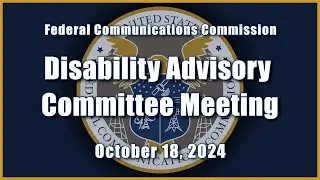 Disability Advisory Committee Meeting - October 2024