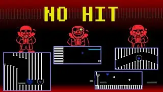 Deltatraveler section 3: Vs Underfell Sans - NO HIT BATTLE COMPLETE | Undertale/Deltarune Fangame