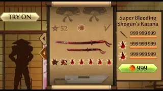 Shadow Fight 2 The Most Powerful Super Bleeding Shogun's Katana
