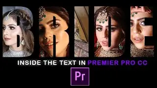 How To Add VIDEO Inside TEXT In Premiere Pro || Create TEXT Behind Objects Easily