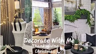 Decorate With Me | Kitchen & Cozy Hearthroom | Early Holiday Decorating Ideas