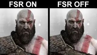 GOD of WAR /FSR On vs Off/ RX 5700 XT / 4K 1440p/