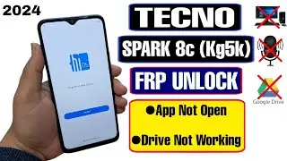 Tecno Spark 8c FRP Bypass Android 11 2024 | Tecno Kg5k FRP Bypass Without PC | FRP Tecno Spark 8c