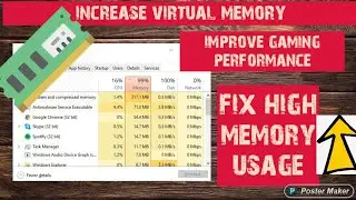 |increase virtual memory||double ram speed||high memory usage||2x ram speed|