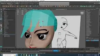 Maya Character Modeling Hair