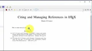 How to cite references in LaTeX
