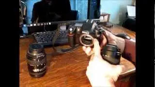 How to Change a Lens on a Digital SLR Camera (Nikon D80)