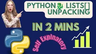Python lists unpacking | Python Programming | Python lists #python #pythonprogramming #pythonlists🔥