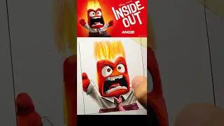 Drawing Inside Out Anger - Inside Out 2 #howtodraw #insideout2 #anger