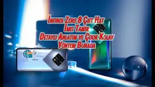 İnfinix Zero 8 Hot 7 Hot 8 Çift Sim imei Tamir Detaylı Anlatım - infinix dual sim imei repair no box