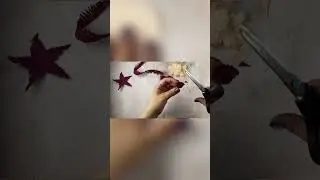 Необычный персики-бордовый #цветокизфоамирана #5minutecraft #diy #заколкаизфоамирана #изфоамирана