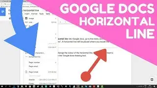 Google docs horizontal line - Insert in 15 seconds