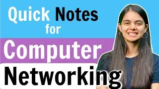 Computer Networking Notes for Tech Placements