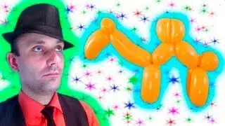 Верблюд из шарика шдм (простой) ★ camel make balloon