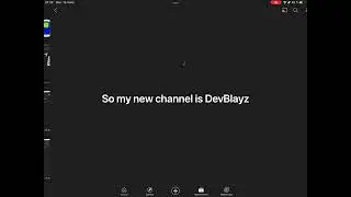 I made a new channel