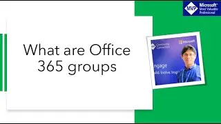 What are Office 365 Groups