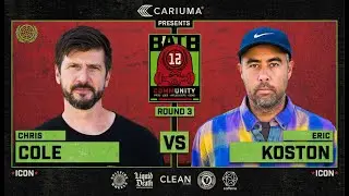 BATB 12: Chris Cole Vs. Eric Koston - Round 3 | Battle At The Berrics - Presented By Cariuma