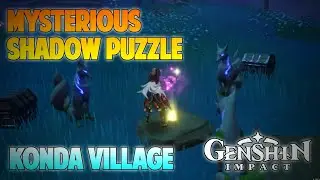 konda village temple mysterious shadow puzzle | Genshin Impact