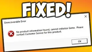 How to Fix Unrecoverable Error: No product information found in New World