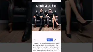 How to create 3D ai couple wing name images using bing|trending ai images 
