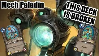 Yon wont believe HOW BROKEN this deck is | Mech Paladin | Festival of Legends | Wild Hearthstone