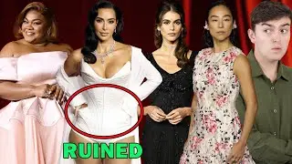 ACADEMY GALA 2024 FASHION ROAST (why is kim wearing a diaper by mugler?)
