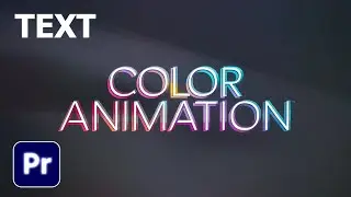 Color Changing Text Animation In Premiere Pro || Text Color Changing Effect