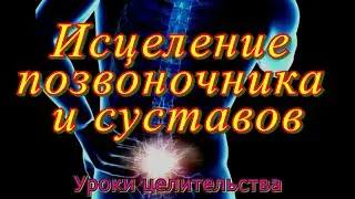 Уроки целительства  Исцеление позвоночника и суставов