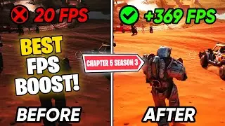 Boost FPS & Fix Stutters in Fortnite Chapter 5 Season 3 For ANY PC! (GUARANTEED BOOST)