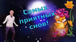 Шуточное смешное пожелание спокойной ночи от Путина! Доброй ночи, добрый вечер, открытка для друзей!