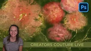 How to Paint Romantic Abstract Flowers with Marble Photoshop Brushes - Tutorial