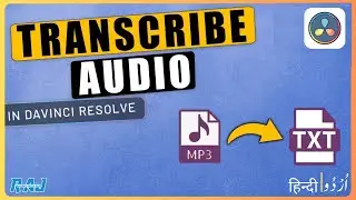 How to AUTOMATICALLY TRANSCRIBE Audio in Davinci Resolve | Davinci Rsolve Tutorial For Beginners