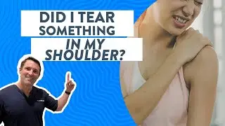 How do I know if I tore something in my shoulder?