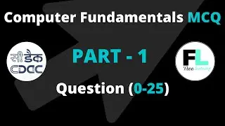 computer fundamentals MCQ | part 1| question 0 - 25 | cdac study material