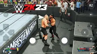 WWE 2K23 PS5 Remote Play On Mobile Phone Gameplay • WWE 2K23 PS5 Remote Play 🔥