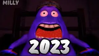 Grimace Shake Evolution 2023