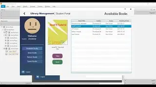 JavaFX Project - Library Management System in Java Netbeans with TUTORIALS