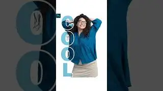 Make a Half Body Text Effect in Photoshop | Half Body | Text Effect | Typography | Portrait