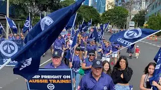 LABOUR DAY 2021 Union United Parade 💛 RTBU BRISBANE AUSTRALIA