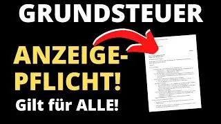 Grundsteuer Anzeigepflicht bei geänderten Verhältnissen - Muster mit Beispielen [Anzeige § 228 BewG]