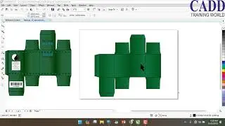 How to make product packaging box in corel draw_  full tutorial