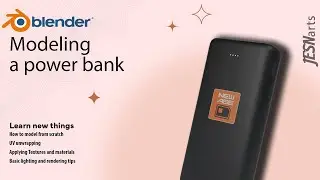 How to Model and Texture a Power Bank in Blender – Beginner Tutorial