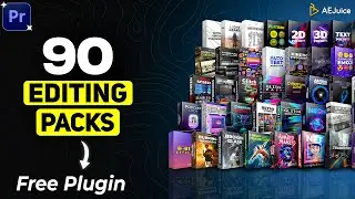 90+ Editing Packs | Everything a Video Editor Needs - Free Plugin