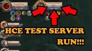 Albion Online | HCE TEST SERVER RUN | TEST AND LIVE SERVER COMPARISON