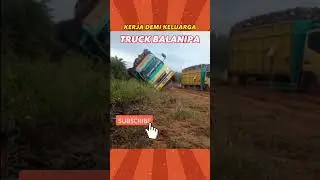 detik detik truck sawit terguling 🤦🤦🤦 #shorts #trukoleng #mobiltruk #youtubeshorts #dumptruck