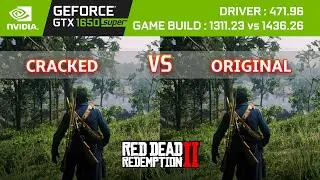 RED DEAD REDEMPTION 2 - CRACKED VS ORIGINAL - GTX 1650 SUPER