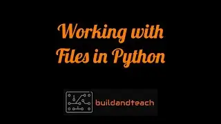 Working with Files in Python