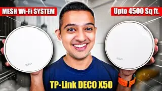 TP-Link Deco X50-PoE AX3000 - Review⚡️Best Mesh Wi-Fi System For Large Home & Office ! 🔥