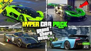 How To Install *HYPER* Car Pack In GTA 5 || GTA V ADD-ON Car Pack Mod || 15+ Car Mods