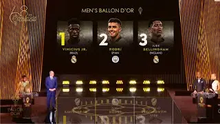 BALLON D'OR 2024 - VINICIUS JR WIN BALLON D'OR 2024